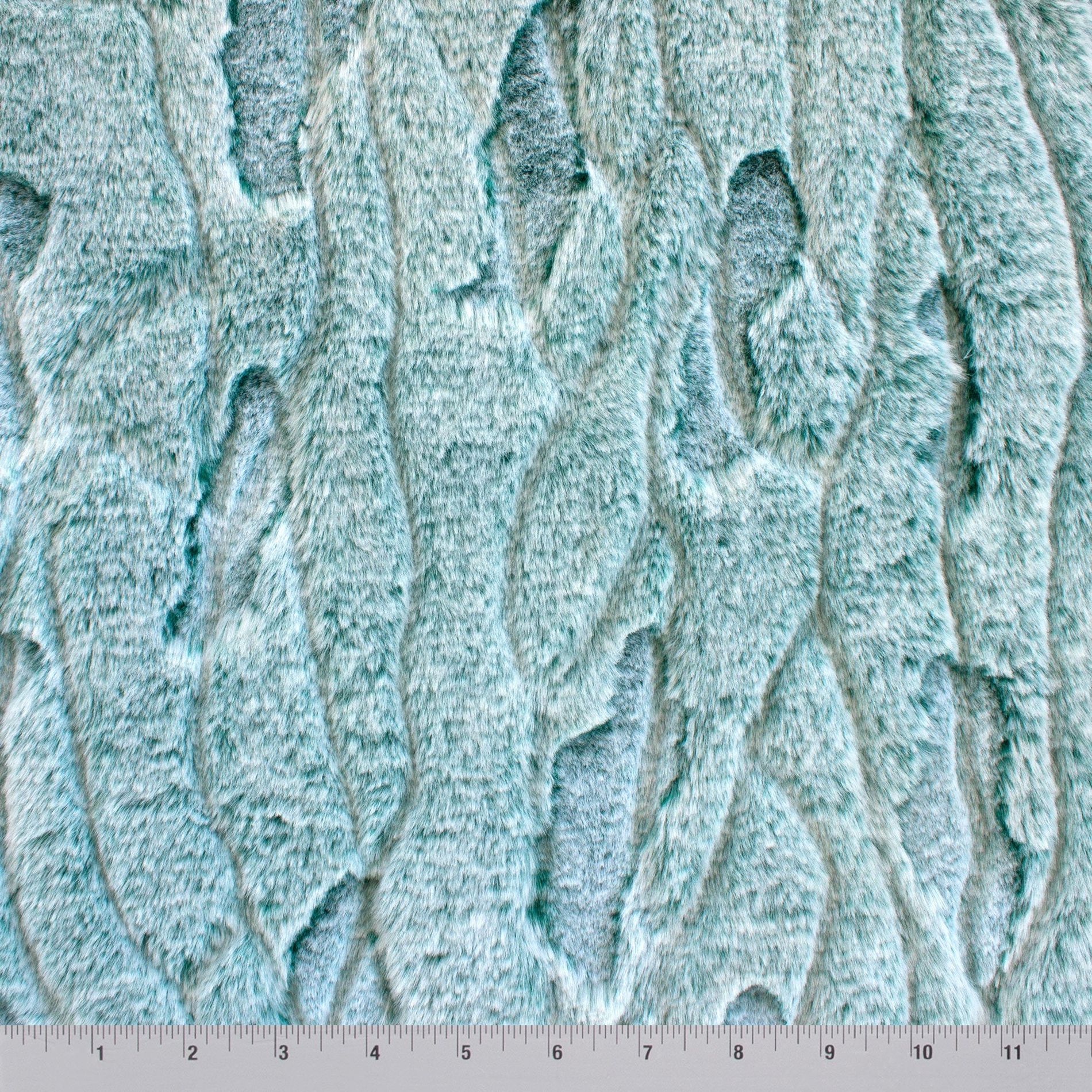 Frosted Four Seasons Snuggle minky fabric draped throw