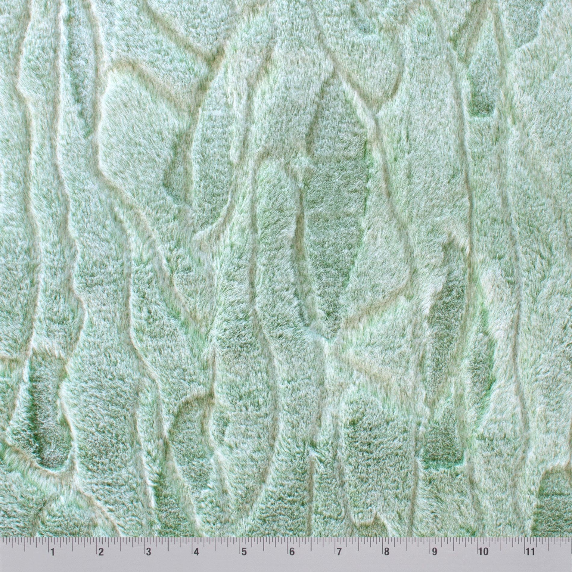 Frosted Four Seasons Snuggle minky fabric color comparison