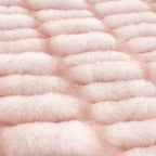 Frosted Puppy Sharpei minky fabric, surface close-up