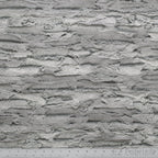 Wolf snuggle minky fabric silver, marble pattern close-up