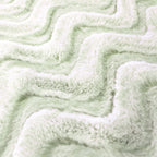 Zara Snuggle minky fabric draped throw application