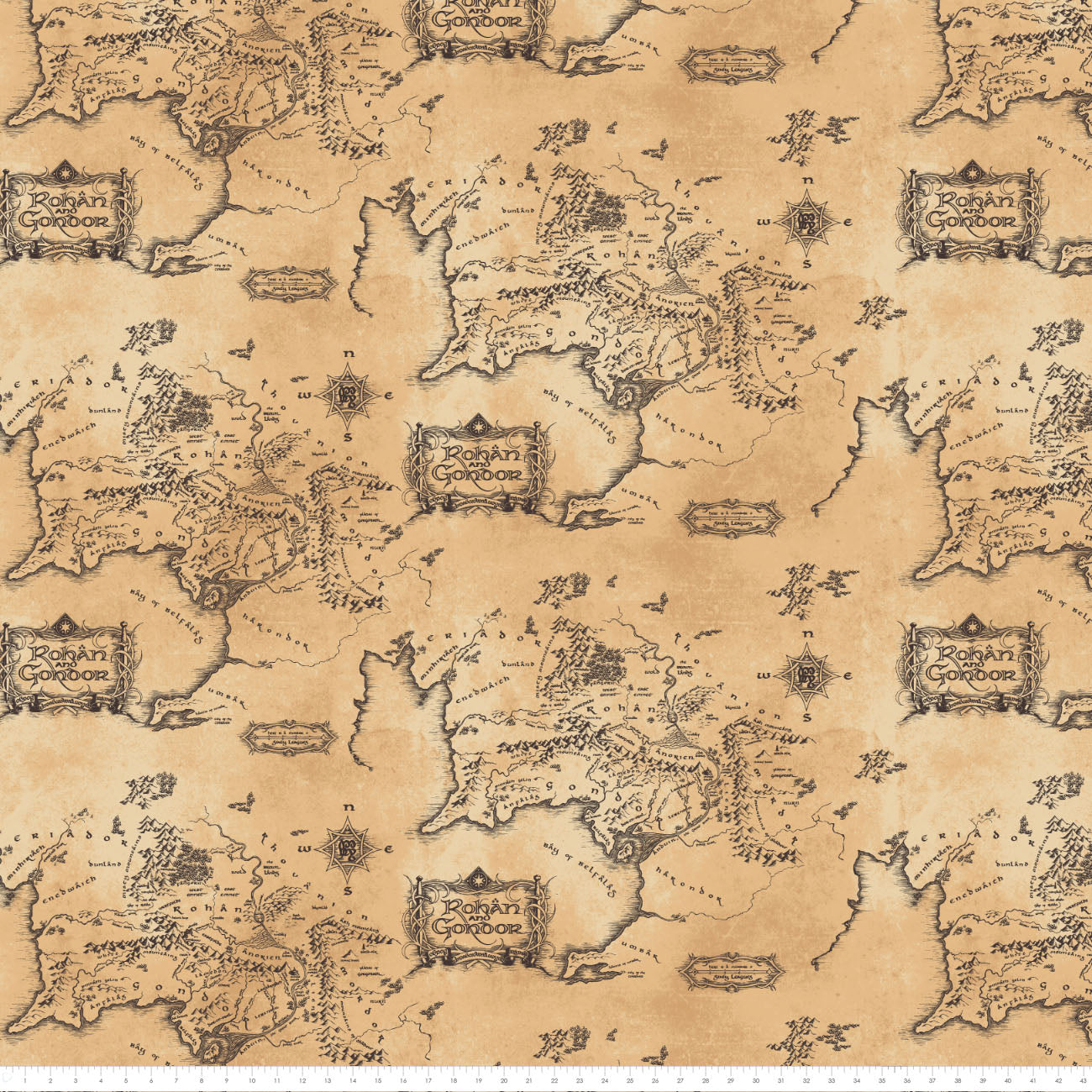 Lord of the Rings Decor Map of Middle Earth Lord of the Rings Map Lord of