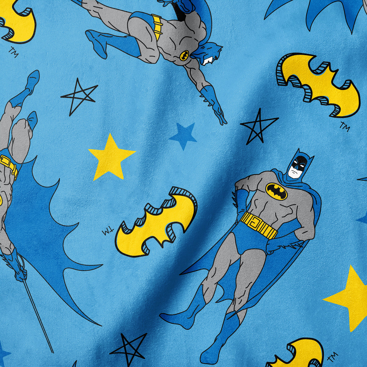 DC Comics - Batman Doodle - Minky Print