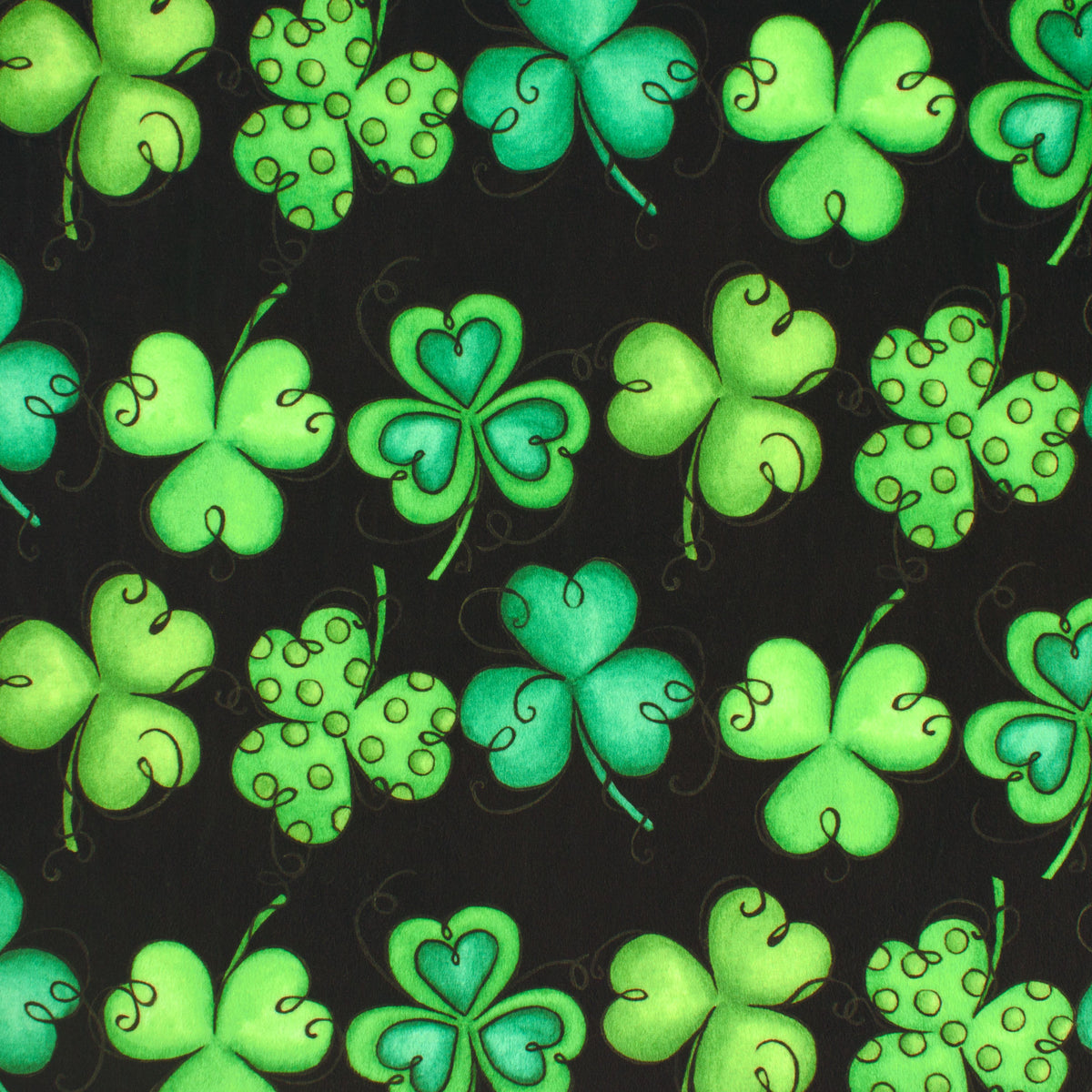 Twirly Shamrocks