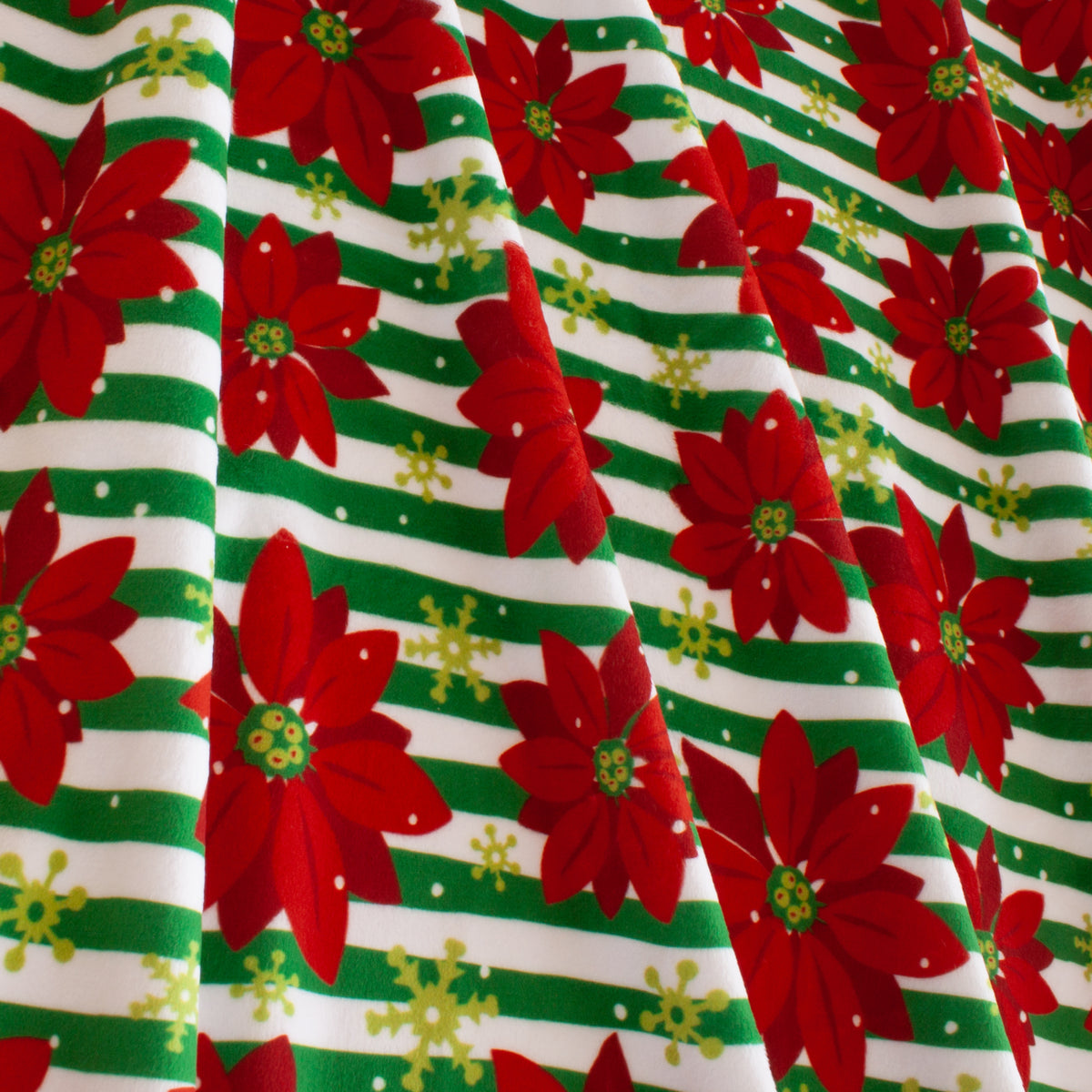 Poinsettia Stripe | Gnome for the Holidays