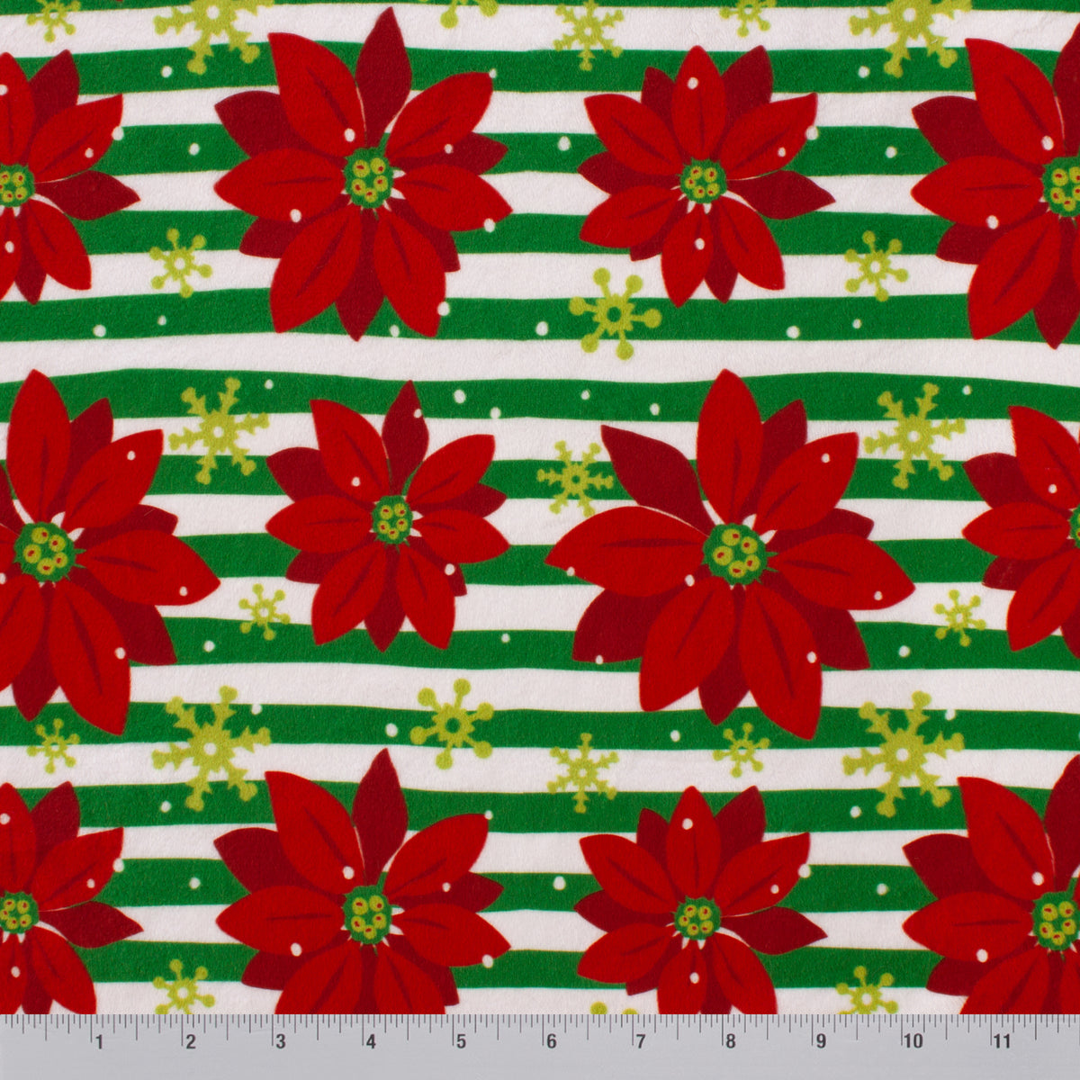 Poinsettia Stripe | Gnome for the Holidays