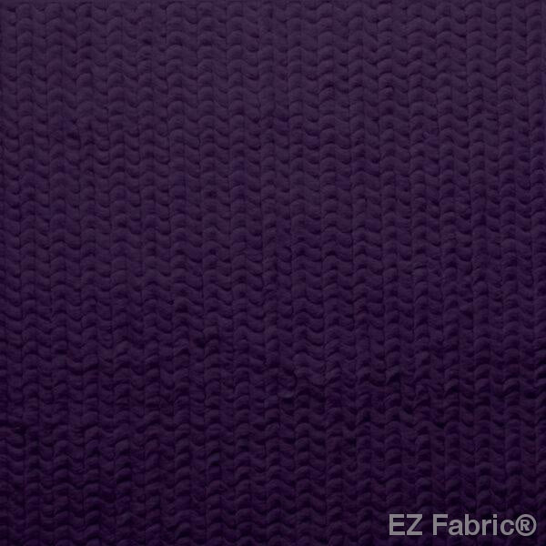 Paris Snuggle Purple by EZ Fabric 