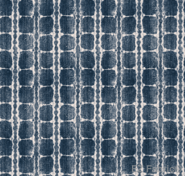 Nala Navy Mudcloth Print on Minky Fabric by EZ Fabric