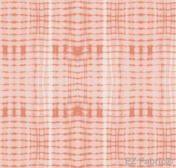 Nia Blush Mudcloth Print on Minky Fabric by EZ Fabric