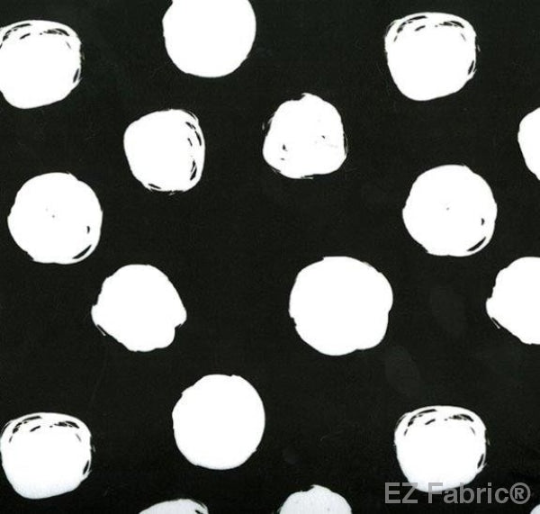 EZ Dot Black on Minky Fabric by EZ Fabric