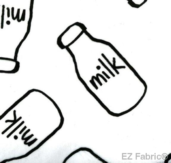 EZ Milk White on Minky Fabric by EZ Fabric 