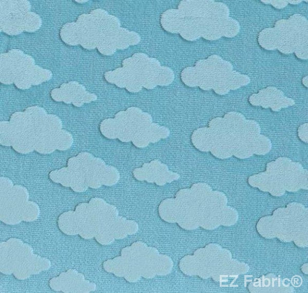 Cloud Embossed Snuggle by EZ Fabric 